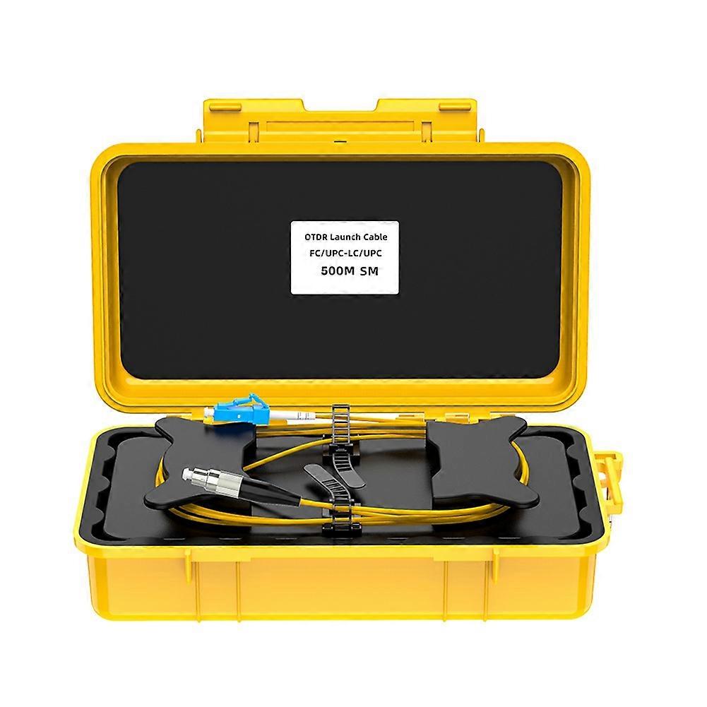 500 M Glasfaser-otdr-startbox, 0,2 Dbm Totzoneneliminator, Fc/upc-lc/upc