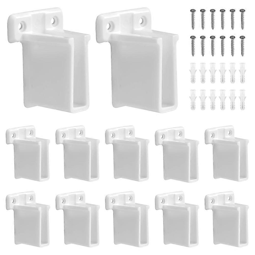 Set Mit 12 Metall-regalendwinkeln, Robuste Winkel Für Schrankregale, Wandwinkel, Metall-eckwinkel Für Regale