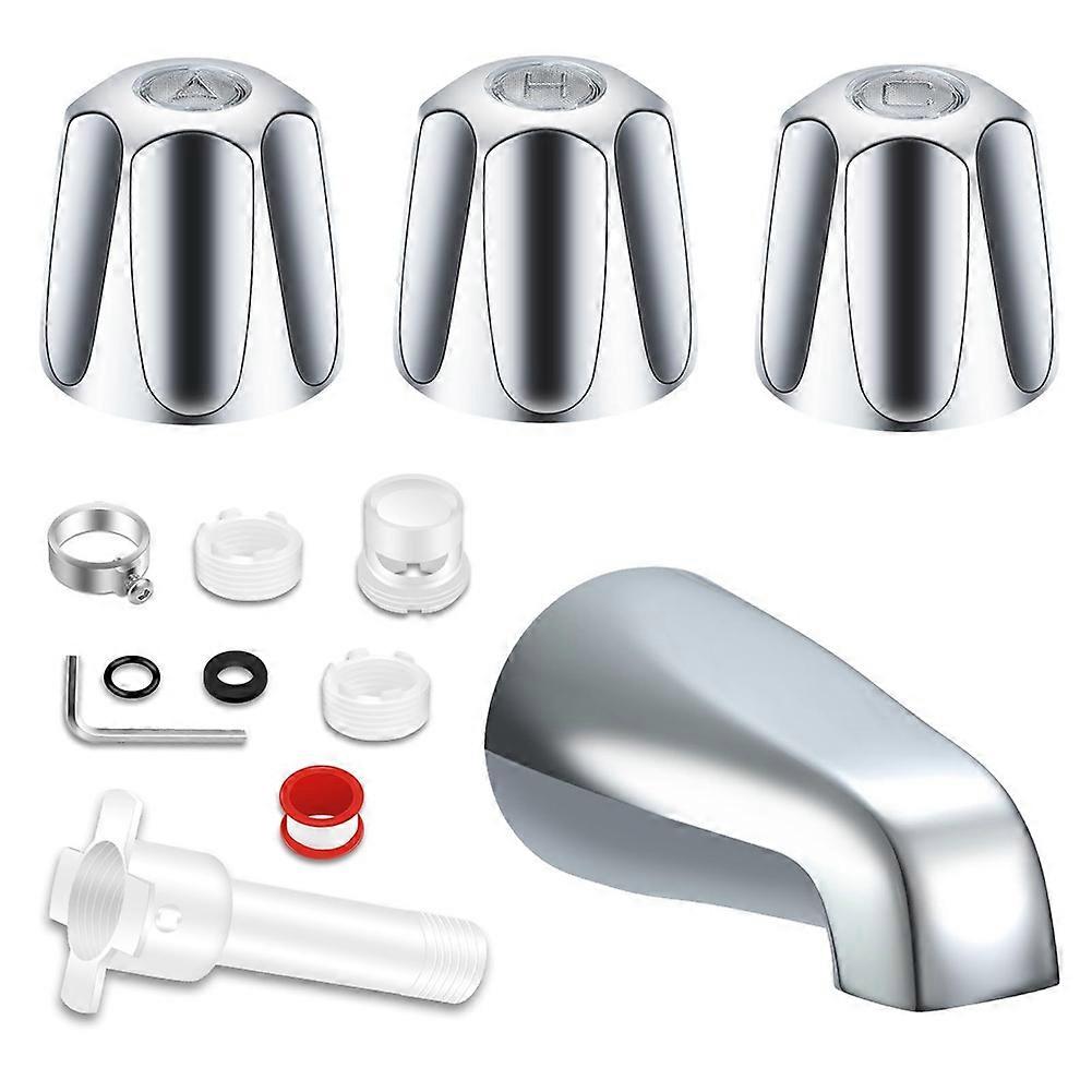 Bad- Und Duscharmaturenset, Inklusive Duschgriffen Und Einem Badewannenauslauf Für Price/pfister Badewannenarmatur, Ips 1/2" Und 3/4" Innengewinde.