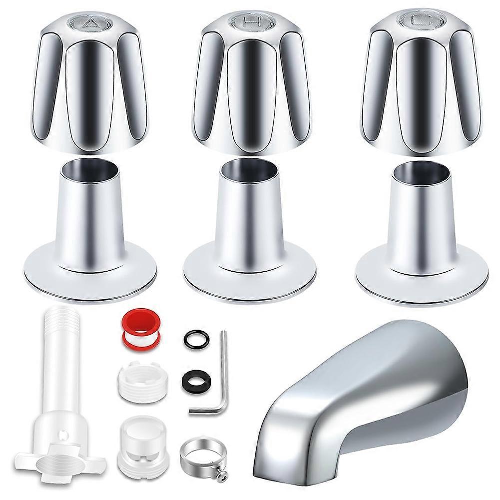 Bad- Und Duscharmatur-set, Duschknopf Und Badewannenauslauf Für Price/pfister Verve Badewannenarmatur, Ips 1/2" Und 3/4" Innengewinde.