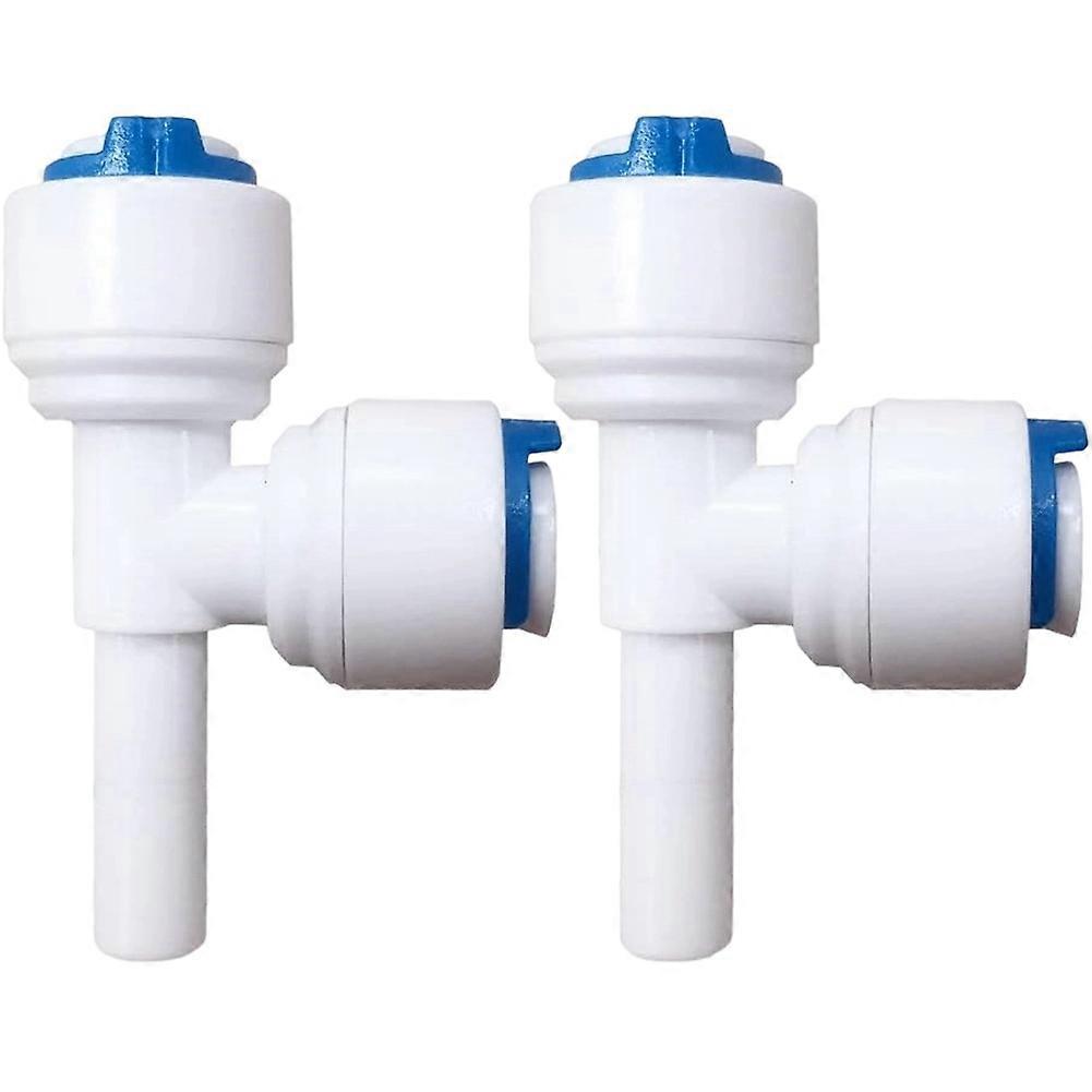 1/4-zoll-schnellkupplungen Für Umkehrosmoseanlagen, Kompatibel Mit T33-inline-wasserfiltern, Schnellkupplungen Für Wasserschläuche (2 Stück)