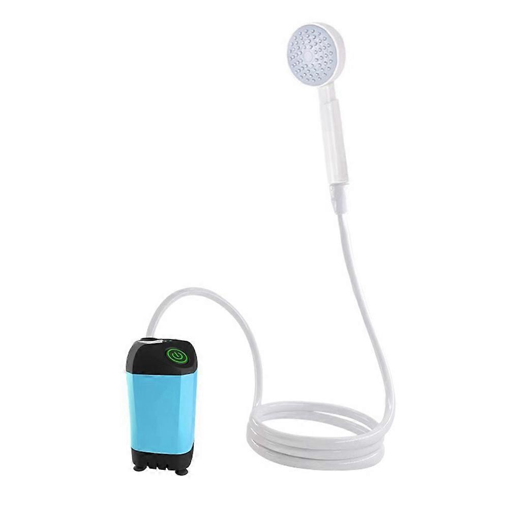 Blaue Elektrische Einzeldusche Mit 4800 Mah, Ideal Für Studentenwohnheime Und Ländliche Häuser. Nicht Regulierbarer Wasserdurchfluss.