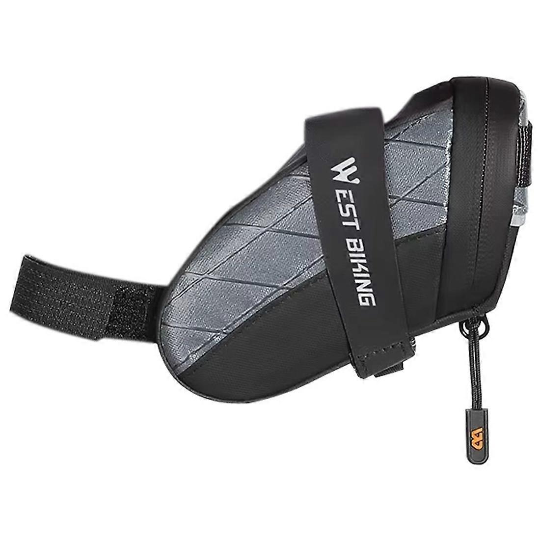 West Biking Mini 0,3l Wasserdichte Und Reflektierende Fahrradsatteltasche, Gepäckträgertasche, Tragbare Werkzeugtasche, Zubehör Für Mountainbikes Und Rennräder