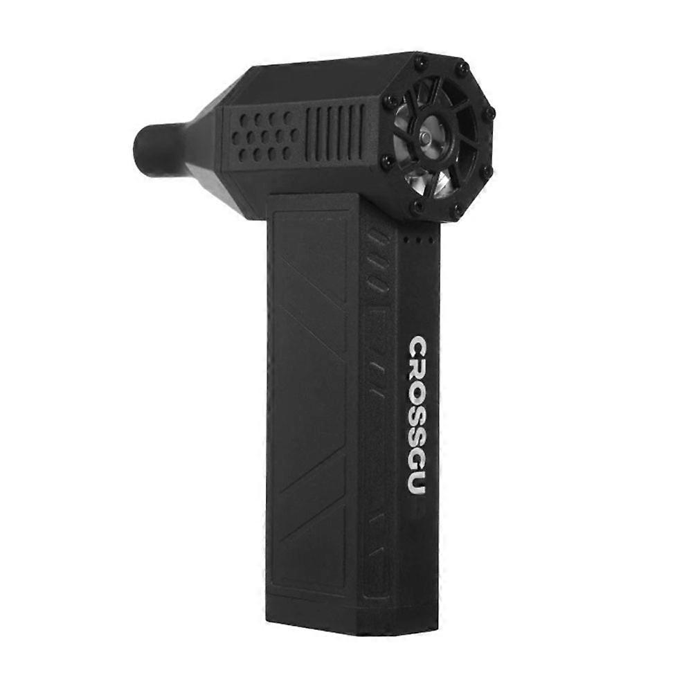 Der Tragbare Ventilator Crossgun Turbo Jet Ist Leistungsstark Und In 4 Geschwindigkeiten Einstellbar (130.000 U/min) Und Verfügt Über Eine Led-beleuchtung Zur Autoreinigung.