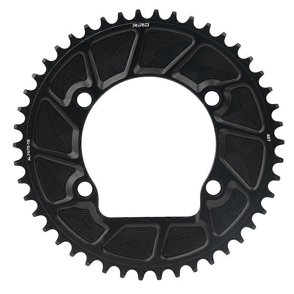 Riro Einzelkettenblatt Für Fahrräder, 110 Mm Lochkreisdurchmesser, Aus Cnc-gefräster Aluminiumlegierung, Geschlossenes Kettenblatt Für Falträder, Kettenblatt Mit Großen Zähnen.