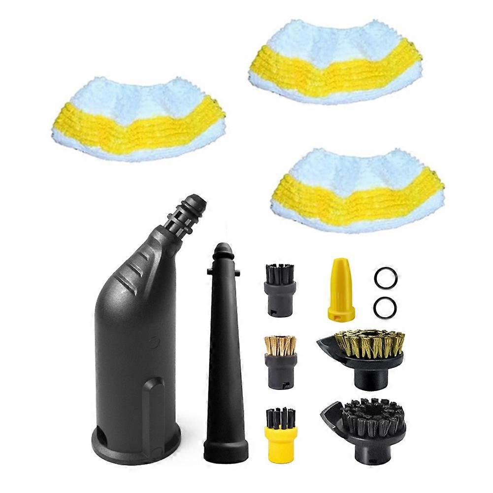 Bürstenset Für Kärcher Sc1 Sc2 Sc3 Sc4 Sc5 Dampfreiniger: Rundbürsten, Reinigungsbürsten Und Reinigungsbezug Für Den Mopp.