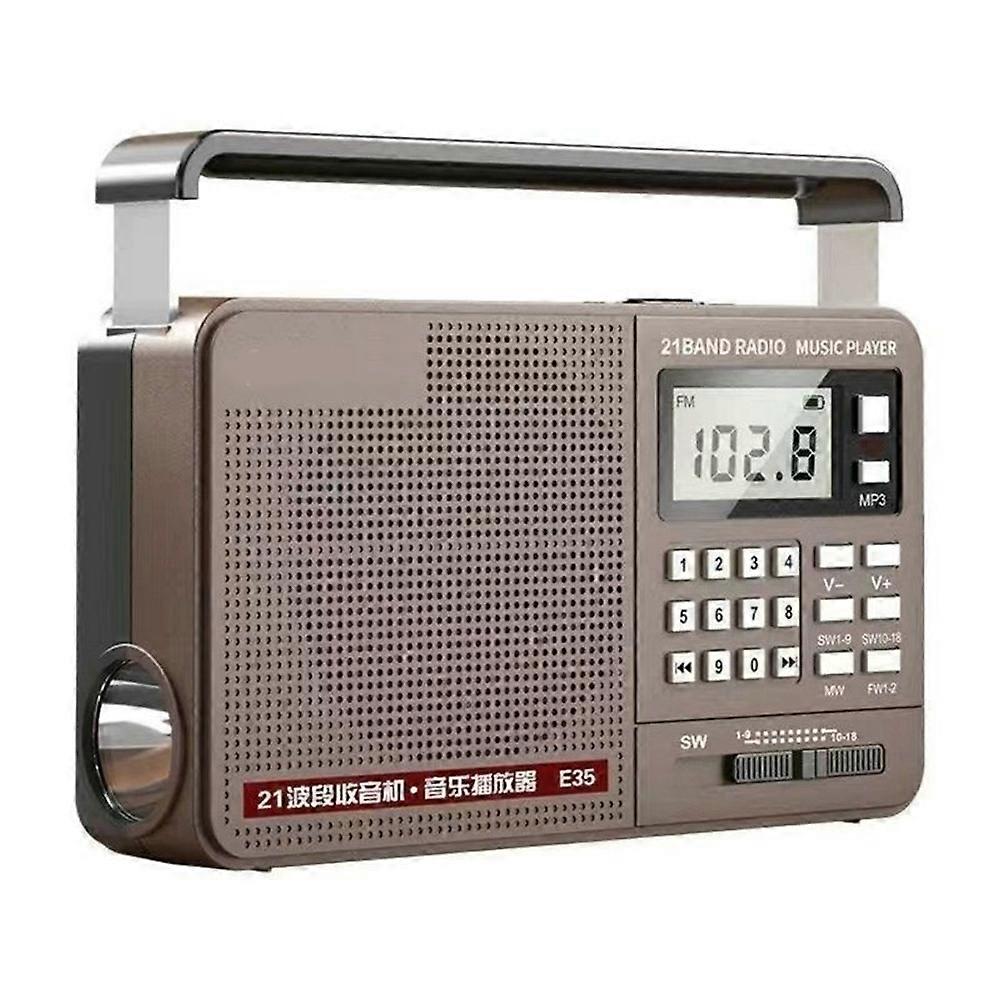 Fm/am/sw-allbandradio, Bluetooth, Retro-digitalradio, Hi-fi, Usb/tf/mp3-musikplayer, Lautsprecher Mit Bass Und Led-taschenlampe.