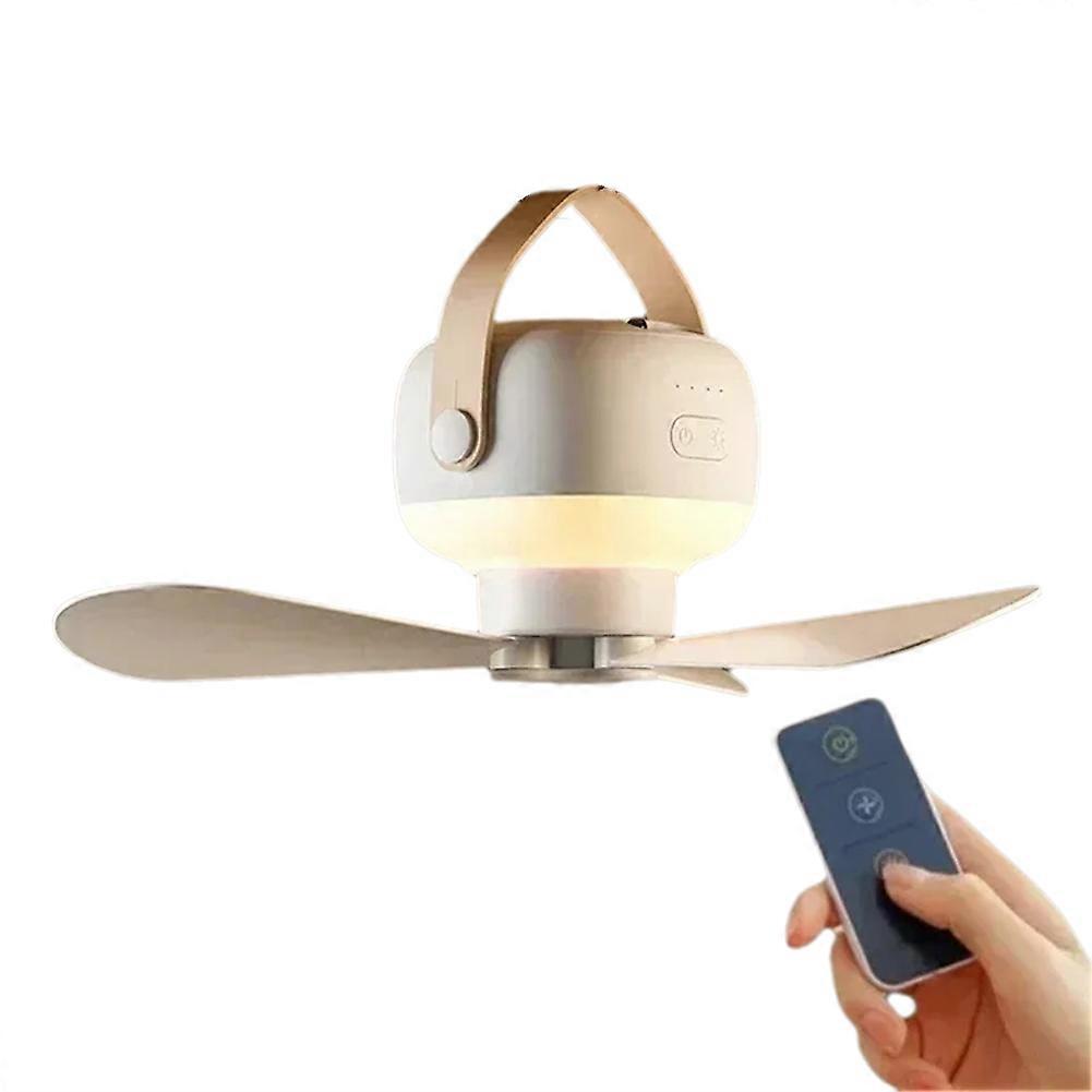 Kleiner, Tragbarer Deckenventilator Für Kinderzimmer, Ideal Für Camping, Outdoor-aktivitäten Und Den Gebrauch Zu Hause. Usb-aufladbar. Kompakte Größe.