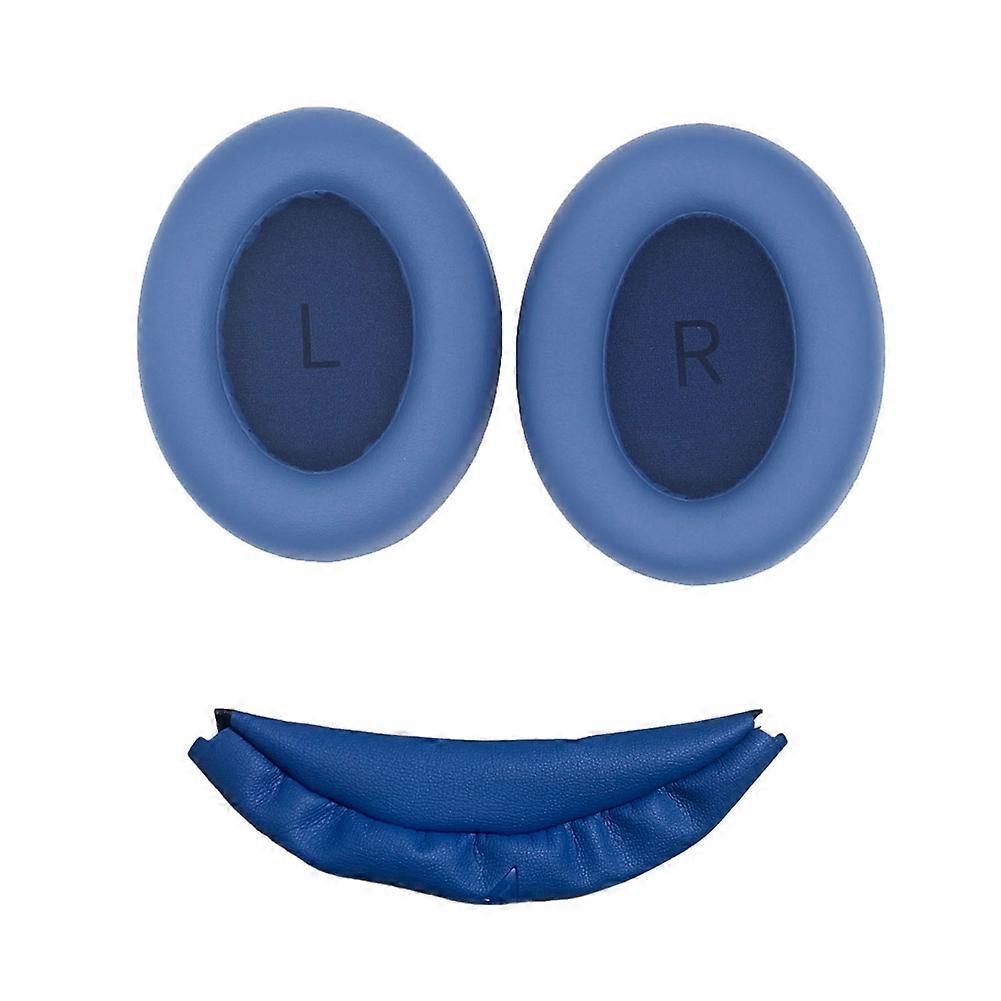 1more Sonoflow Kopfhörer-ohrpolster, Ohrmuscheln Und Kopfbügel, Blaue Weiche Schaumstoff-ersatzpolster