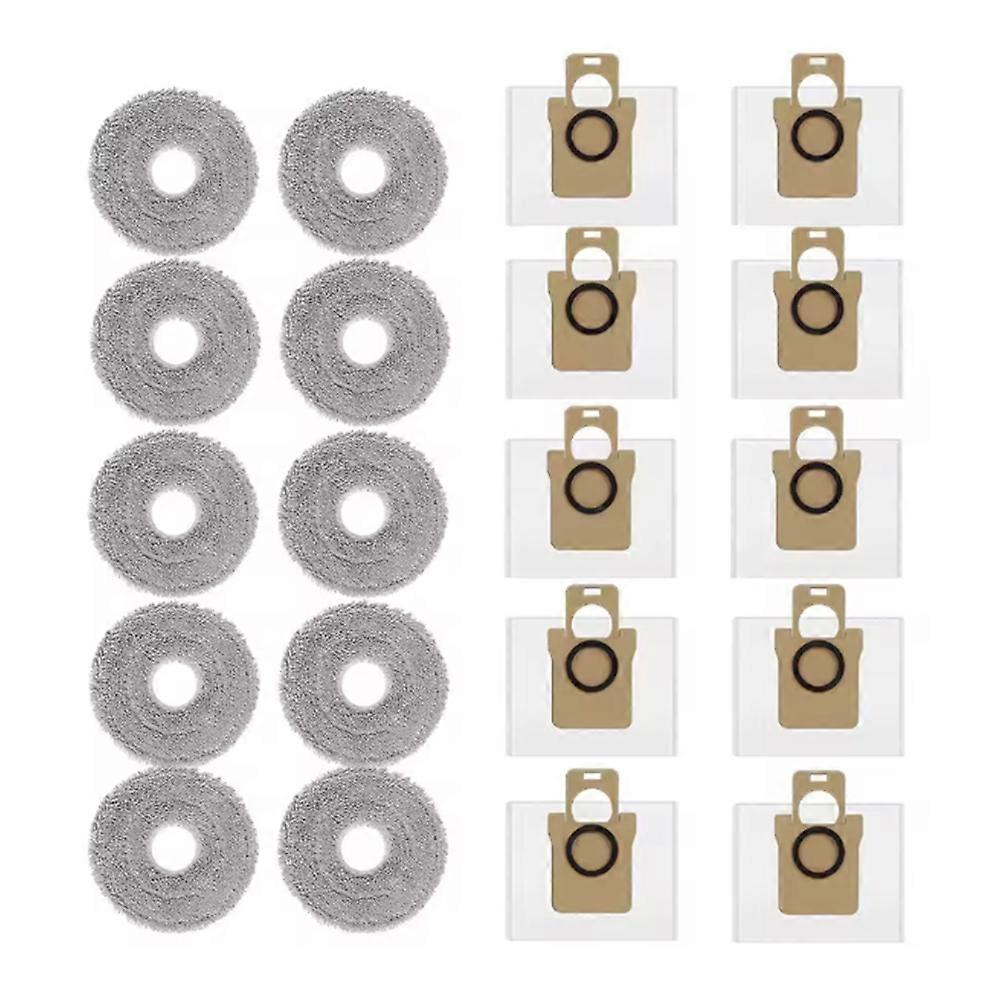 Packung Mit 20 Reinigungstüchern Und Staubbeuteln Für Den Xiaomi Mijia 5c Ov42cn Saugroboter – Ersatzteile