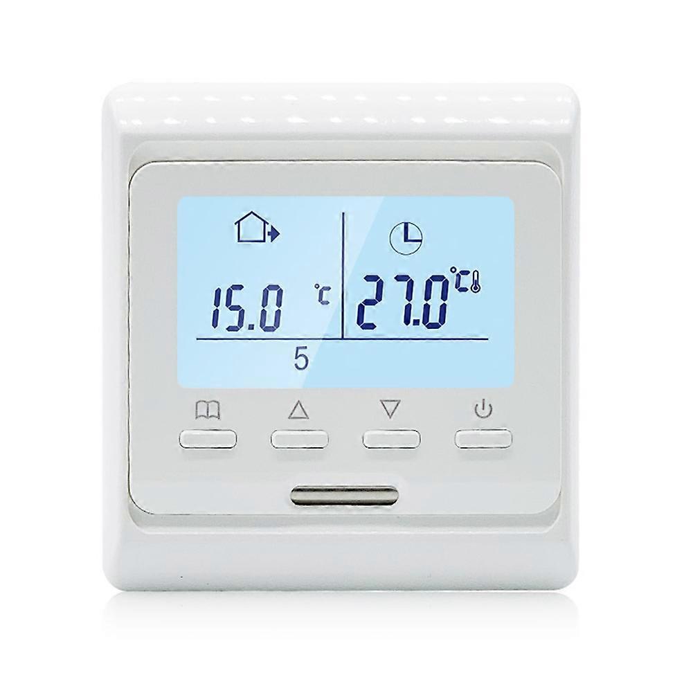 Wlan-fußbodenheizungsthermostat Mit Lcd-bildschirm, Kompatibel Mit 220-v-elektro- Und Wassersystemen, Für Eine Präzise Temperaturregelung.