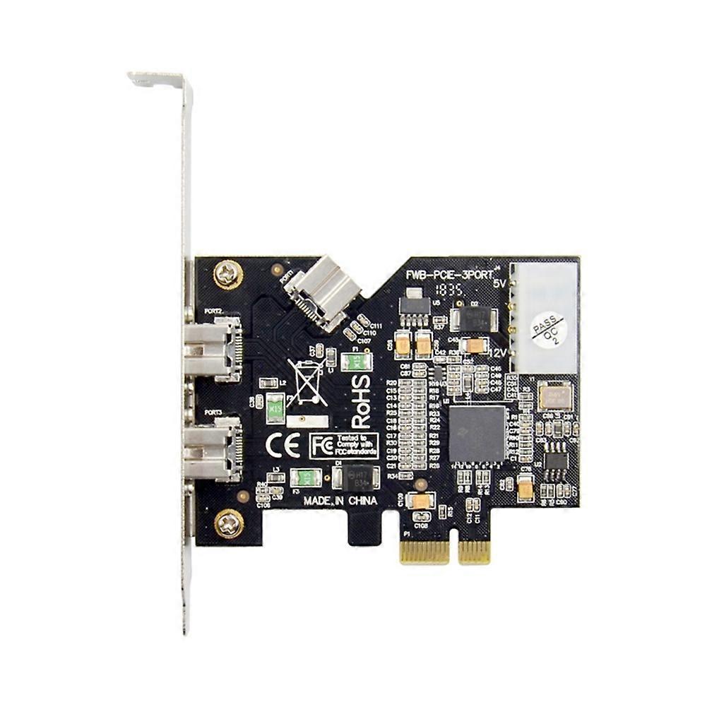 Pci Express Pci-e X1 Auf 3-port 1394b Controllerkarte Für Firewire 800 Ieee 1394 B, 2+1 Kamera-videoaufnahme