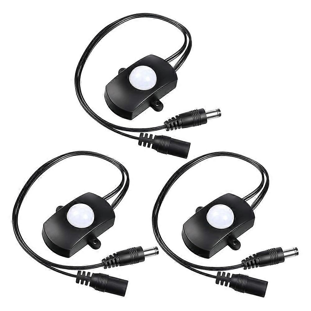 Set Mit 3 Pir-bewegungsmeldern (5–24 V, 5 A) Mit Dc-kopplerkabel Für Partys