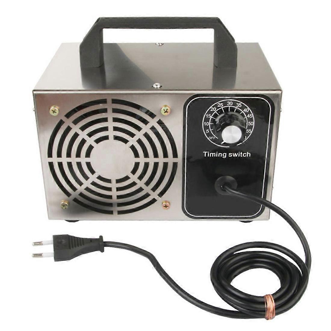 Tragbarer Ozongenerator 60 G/h, Sterilisator, Behandlung, Formaldehydentfernung, Eu-stecker