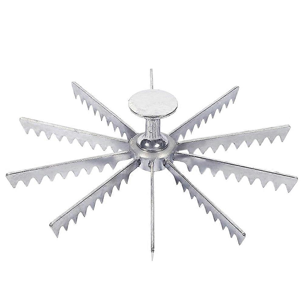 Zahnradförmiger Pizzaschneider – Portionierer Aus Aluminiumlegierung Mit Markierungen Für Gleichmäßige, 6-, 8- Und 10-teilige Pizzen (10 Optionen)