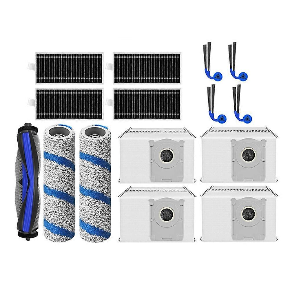 Packung Mit 15 Ersatzteilen Für Den Ecovacs Deebot X11/x11 Pro Staubsauger: Hauptbürste, Hepa-filter, Walze Und Staubbeutel.