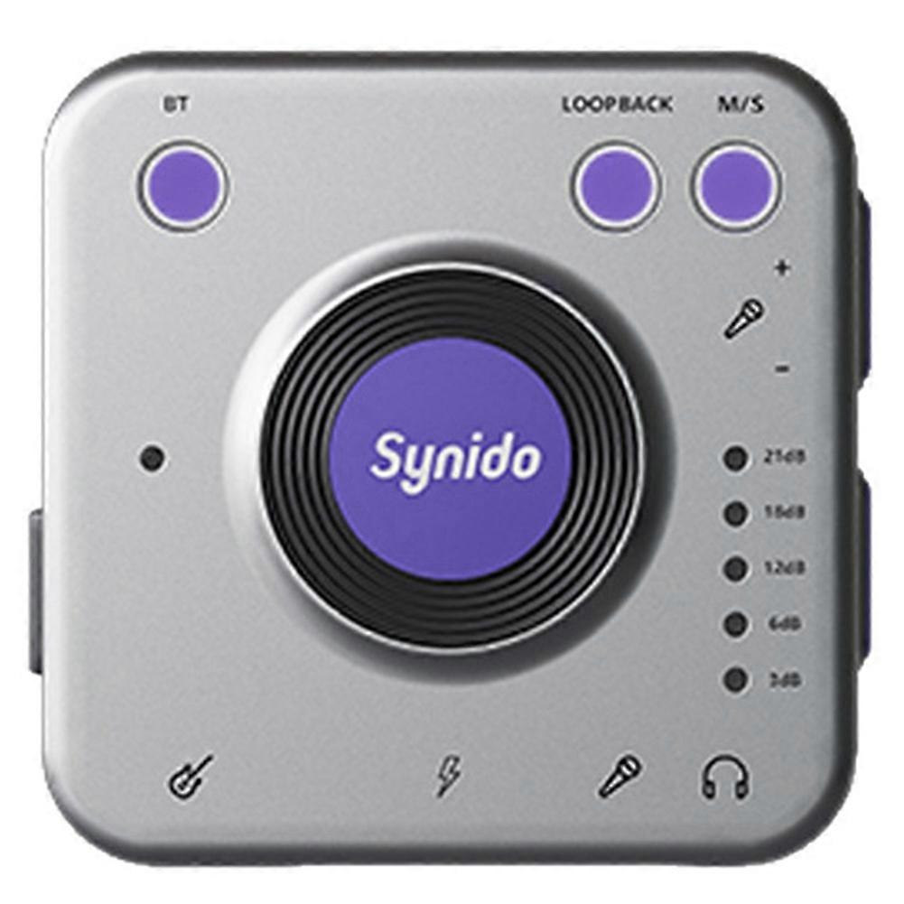 Synido Live Dock A20 Audioadapter Mit Tragbarer Usb-c-audioschnittstelle Für Musikaufnahmen, Kompatibel Mit Iphone, Android Und Pc.