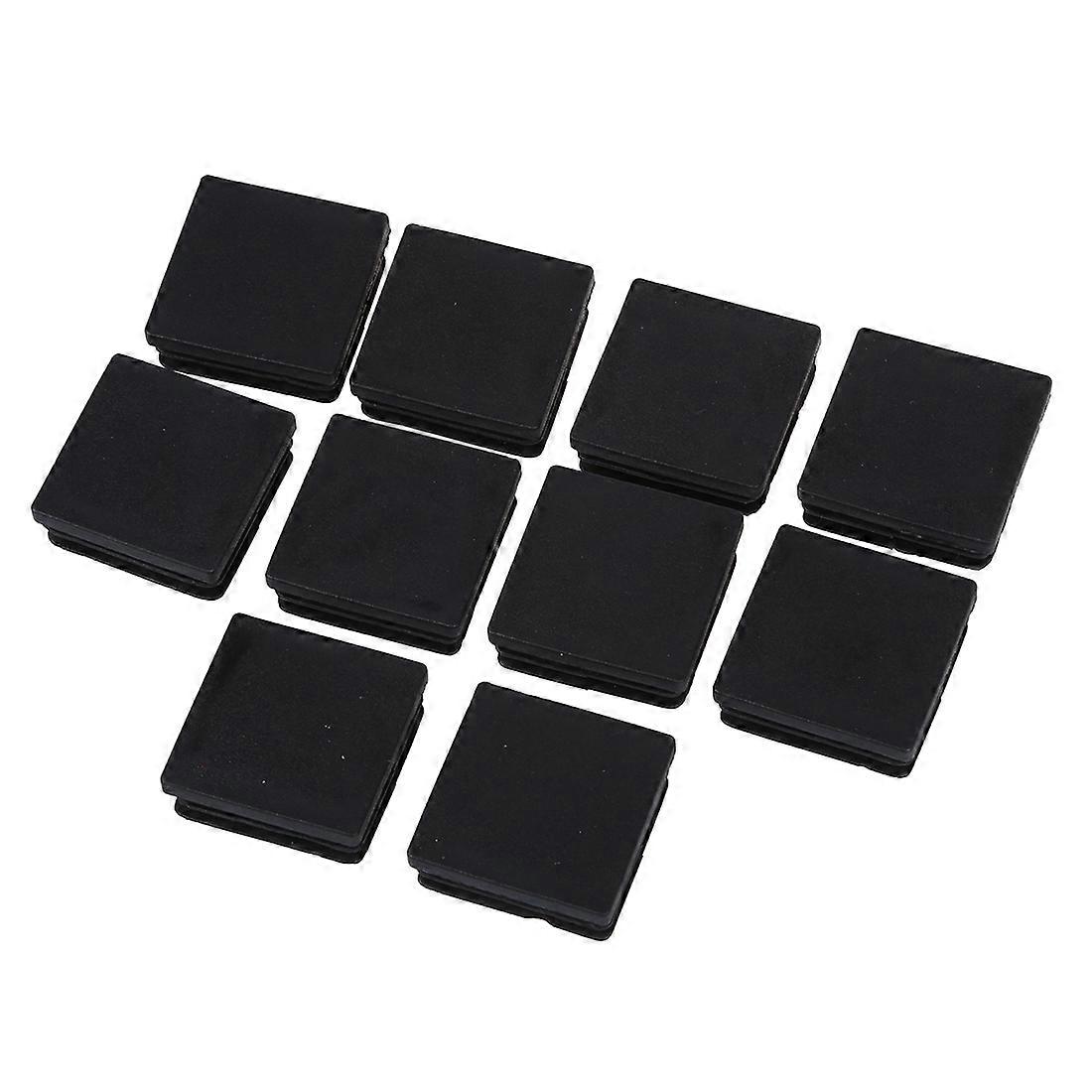 Schwarze Endkappen Für 40 Mm X 40 Mm Vierkant-kunststoffrohre (10er-packung)