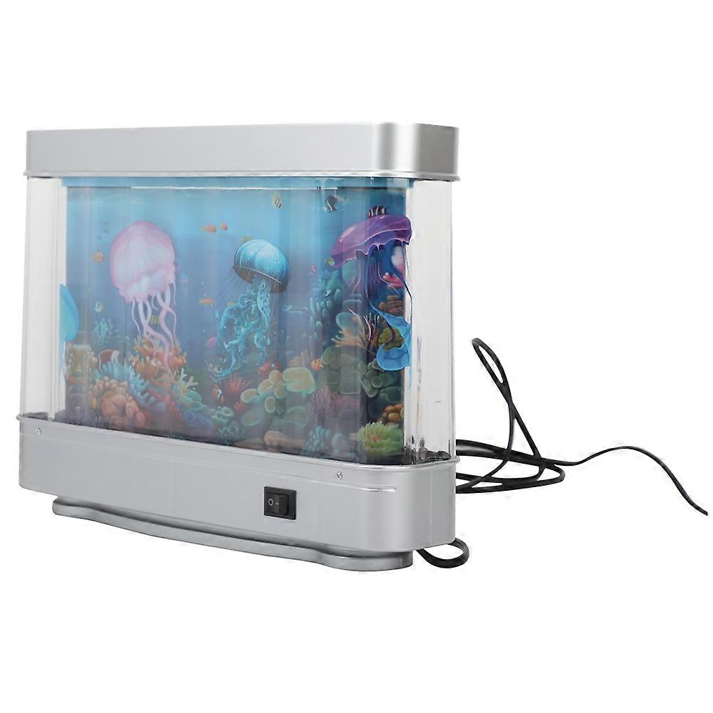 Dekorative Aquariumlampe Mit Virtuellem Aquarium-effekt, Dynamisches Led-nachtlicht, Tischlampe, Schlafzimmerdekoration, Eu-stecker