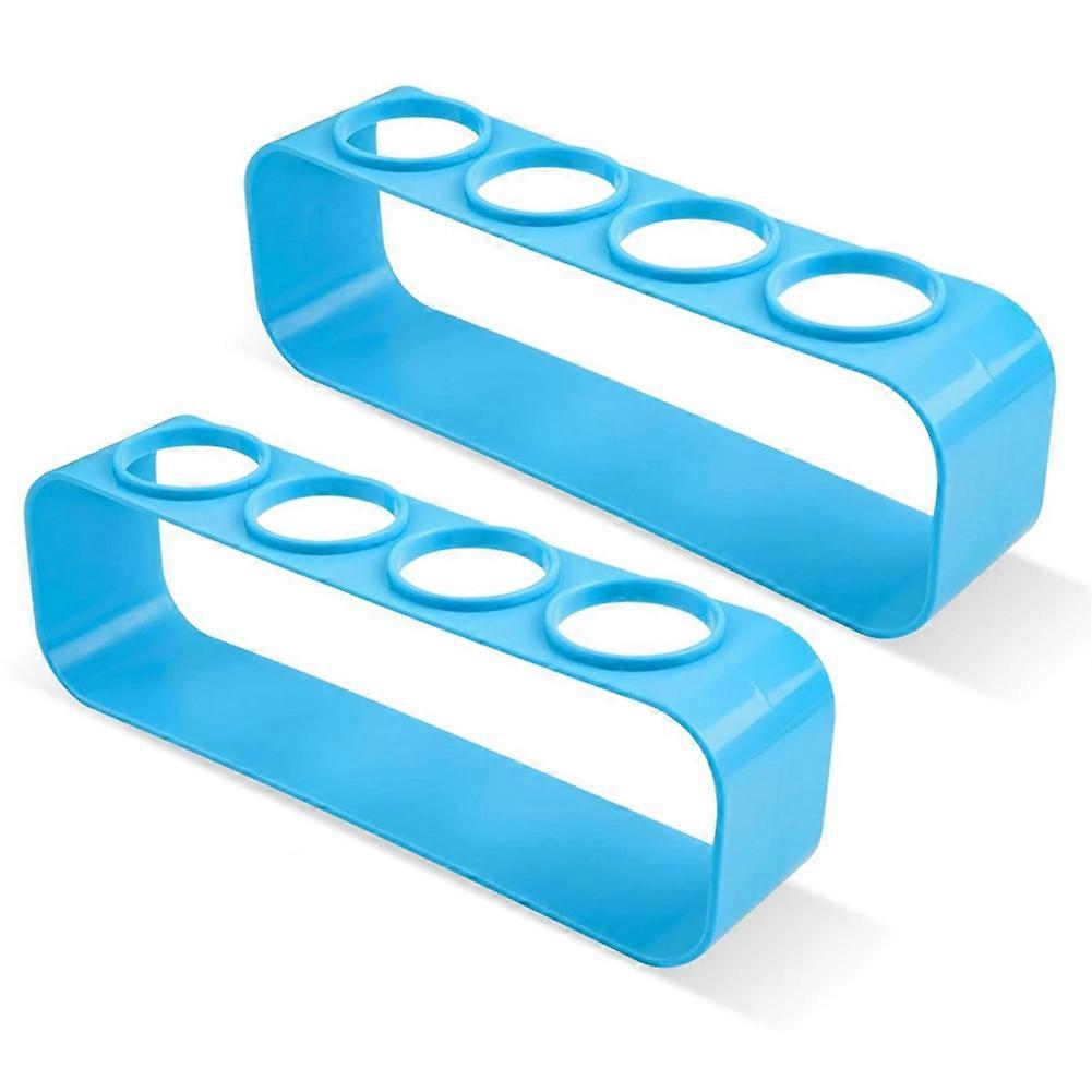 Set Mit 2 Cirkul Flaschenablagen Mit Je 4 Fächern, Tischablage Zum Nachfüllen Von Wasserflaschen