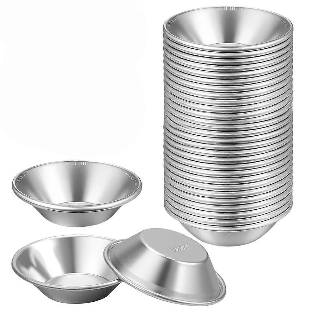 Set Mit 50 Antihaftbeschichteten Aluminium-förmchen Für Eierkuchen, Mini-törtchen, Muffins Und Cupcakes Sowie Für Andere Kuchen Und Torten