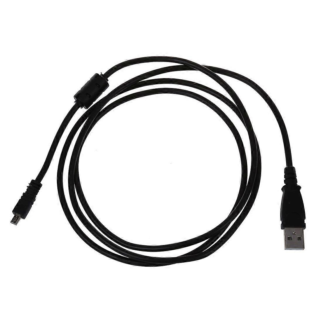 Schwarzes Usb 2.0 A Auf Mini-b 8-pin-kabel Mit Ferritkern – 1,5 M / 59 Zoll Für Nikon Coolpix P90