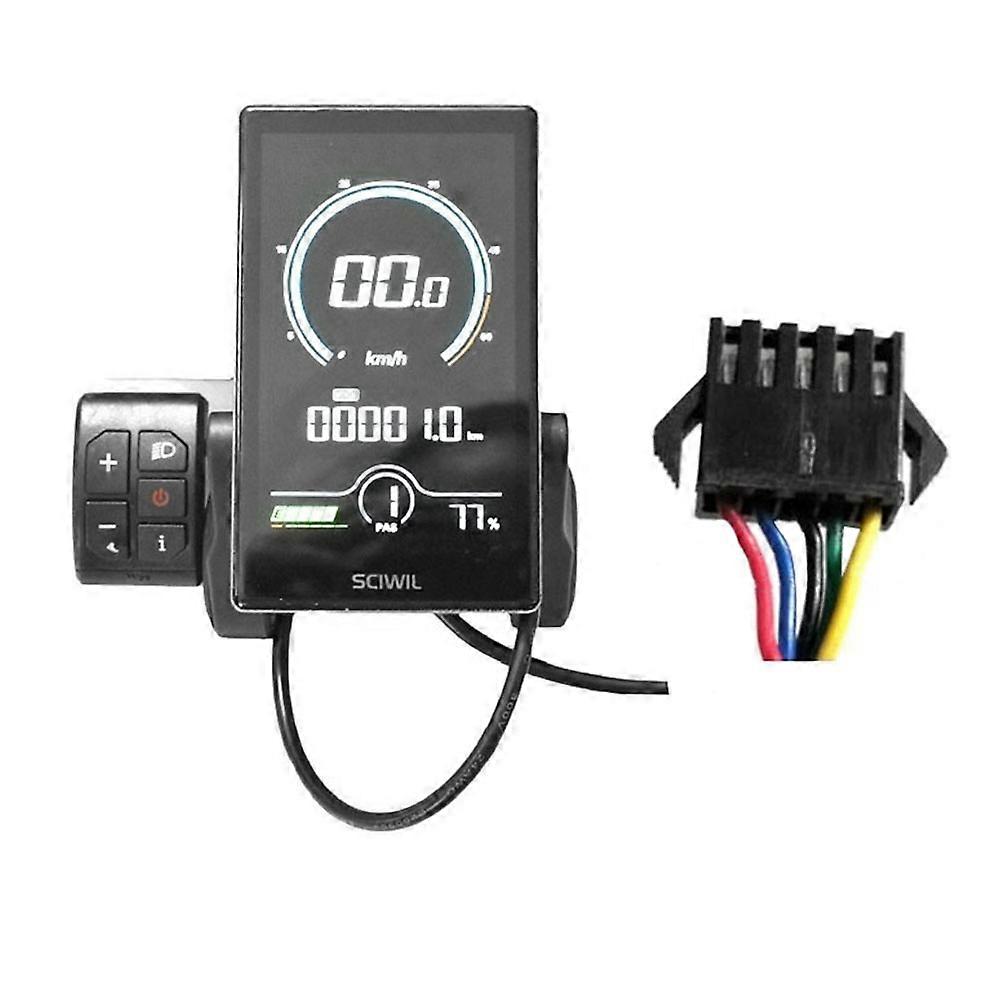 Sciwil Srm818x Sr-m818x Elektrofahrradcomputer Mit Lcd-bildschirm Und Sm-anschluss.