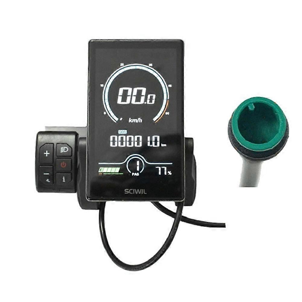 Sciwil Srm818x Sr-m818x Elektrofahrradcomputer Mit Lcd-display Und Wasserdichtem Anschluss