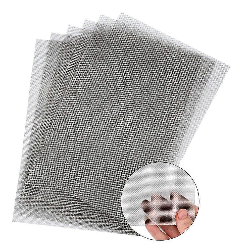 Set Mit 6 Metallgewebesieben, 20 Maschenweite Aus Edelstahl, Für Heimwerkerprojekte, Käfige, Belüftung, Garten, Moskitonetze, Filter Usw.