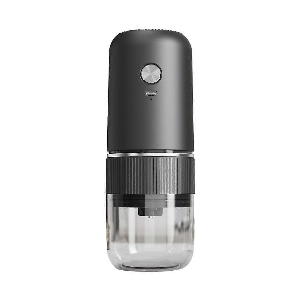 Tragbare Elektrische Kaffeemühle, Ein-knopf-einstellung, Usb-aufladbar, Für Den Gebrauch Zu Hause Und Im Freien, Schwarz.