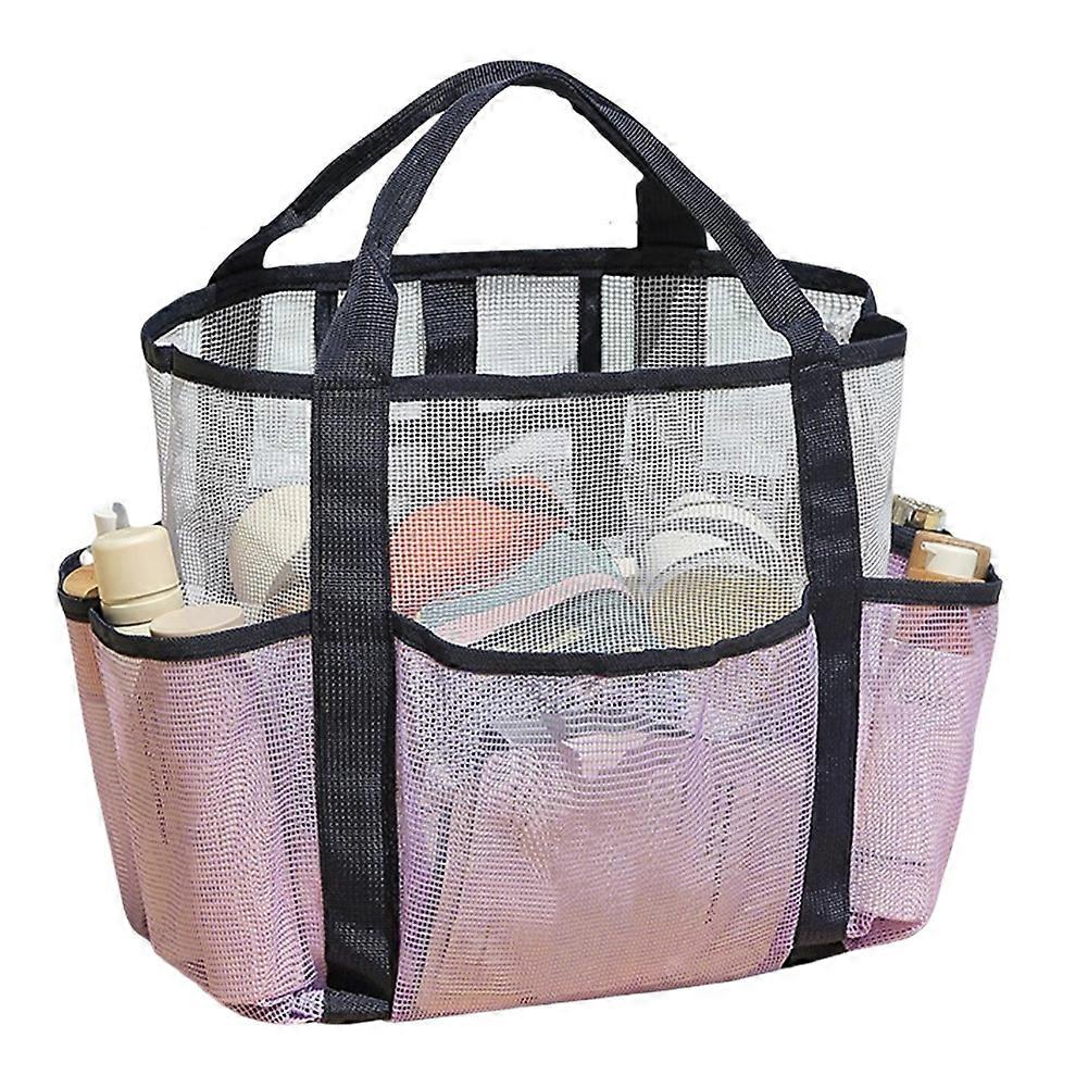 Tragbare Strandtasche, Aufbewahrungstasche Für Badezimmer, Faltbare Strandtasche Aus Netzgewebe, Sport- Und Schwimmtasche, Tragbare Aufbewahrungstasche Mit Großem Fassungsvermögen B