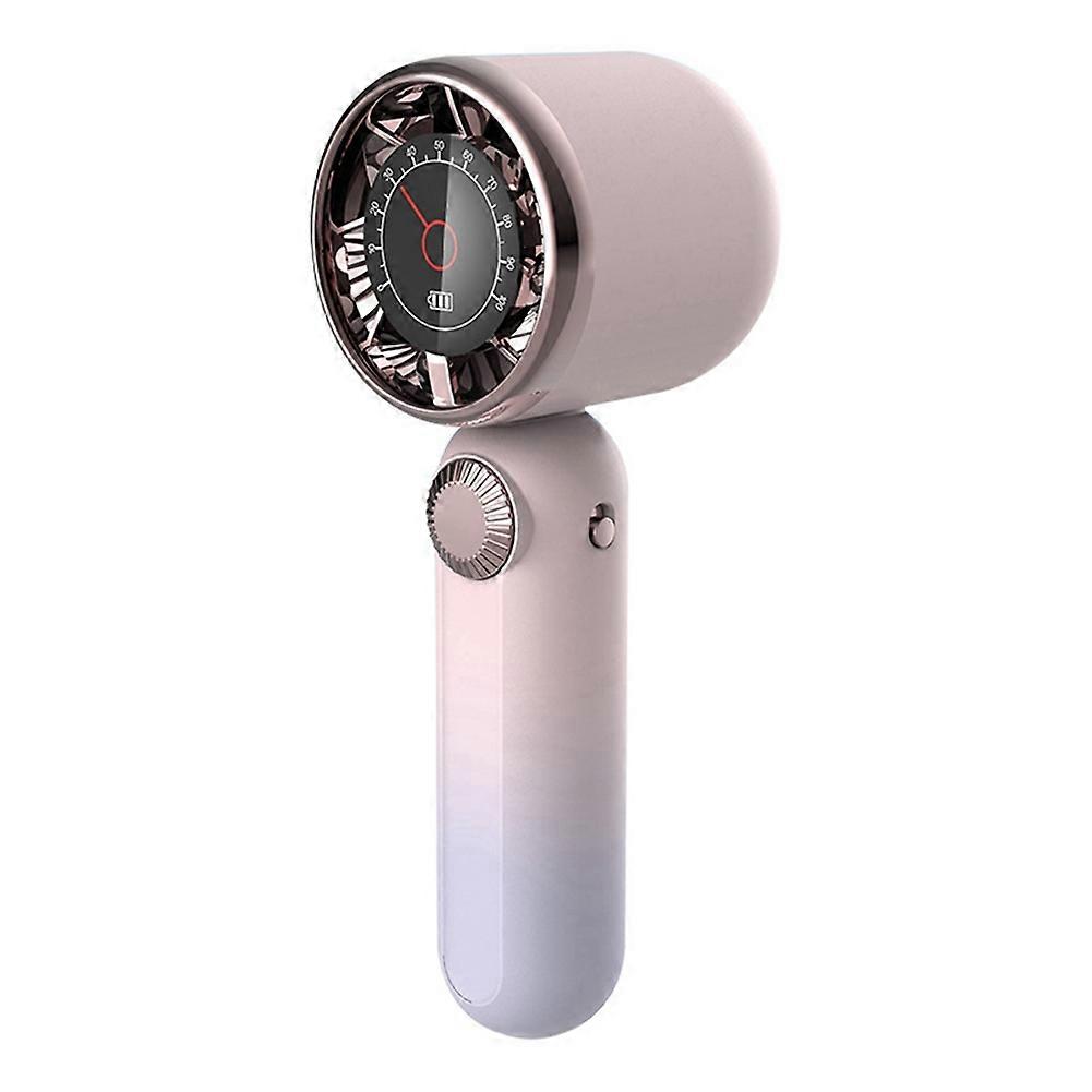 Tragbarer Hochleistungsventilator Mit Drehknopf, Blattlos, Turbinenförmig, Kleiner Tragbarer Hochleistungsventilator Mit Intelligenter Hubzähleranzeige.