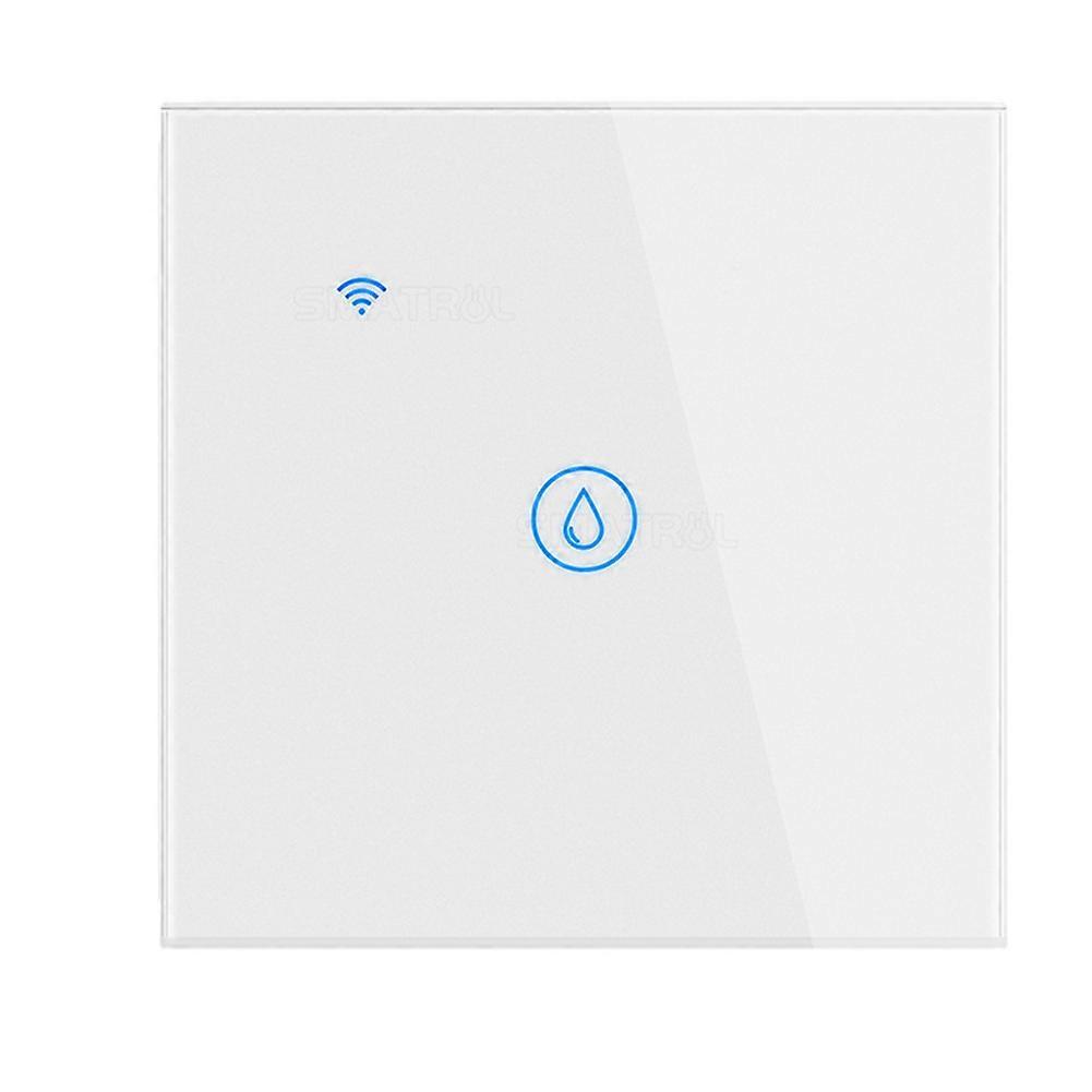 Tuya Smart Life 40a Wlan-touchschalter Für Warmwasserbereiter, Timer, Sprachsteuerung, Glasfront, Wandbedienfeld, Weiß