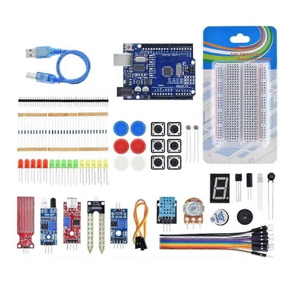 R3 Breadboard Diy-projekt-starterkit Mit 400 Anschlusspunkten, Kompatibel Mit Arduino Uno Und R3-elektronikkomponenten