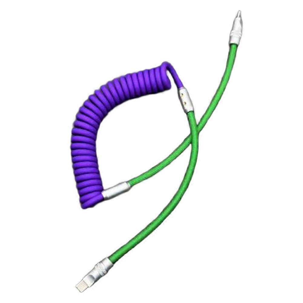 Ultraschnelles Usb-c-zu-usb-c-ladekabel, Federbelastetes Datenkabel