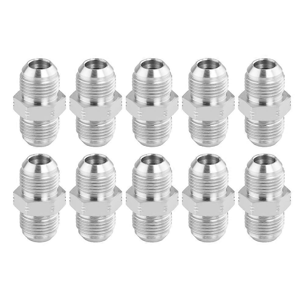 Hydraulikschlauchadapter, 1/2"-jic-außengewinde – 1/2"-jic-geradanschluss, 37°-jic-bördelung – 10er-packung