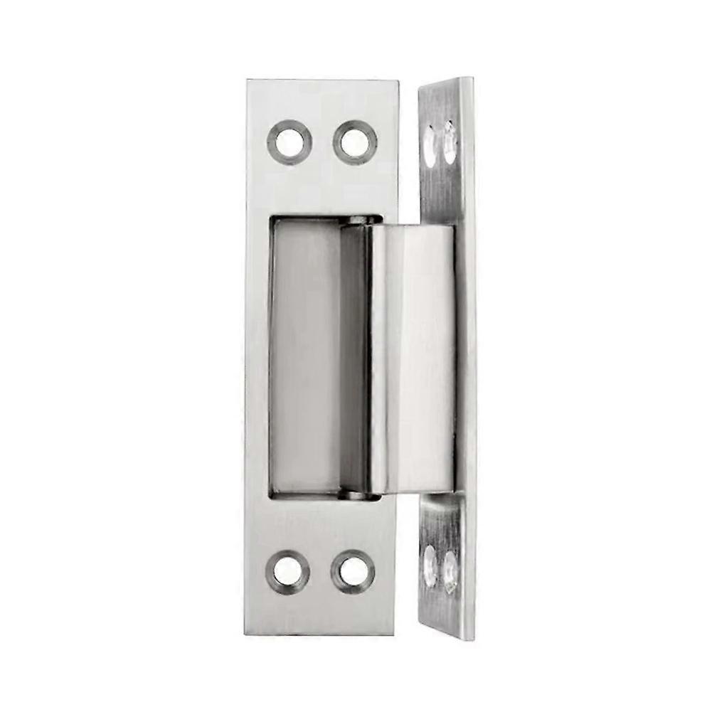 Verdeckte 12,7 Cm (5 Zoll) Breite Tür Mit Unsichtbarem Scharnier Aus Edelstahl Und Holz. Silber.