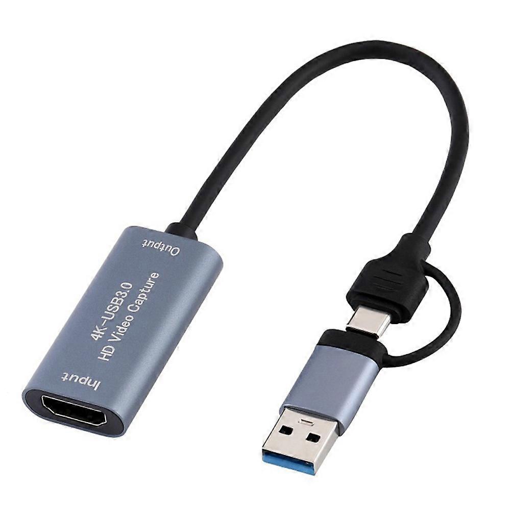 4k-usb-3.0-videoaufnahmekarte Mit Hdmi-zu-usb-typ-c-kompatibilität Für Videospielaufnahmen Und Live-streaming