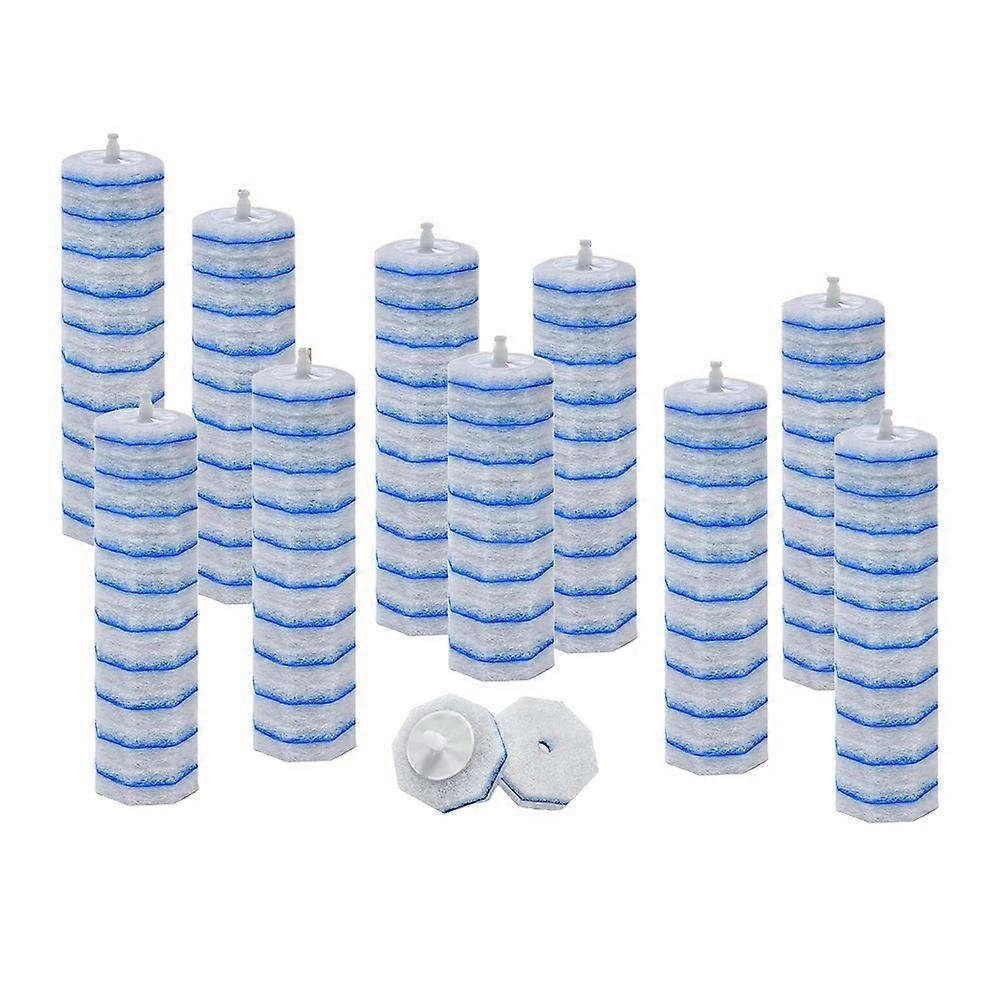 100 Clorox Toilettenbürsten-ersatzteile, Einweg-reinigungsbürste Aus Fasern Für Die Toilettenschüssel.