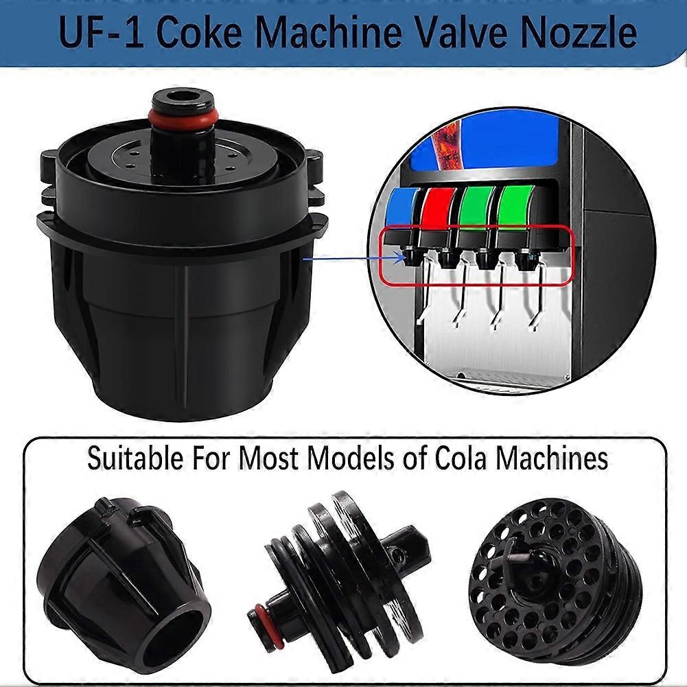 Set Mit 3 Uf-1 Düsen Und Diffusoren Zur Reparatur Oder Zum Austausch Der Internen Und Externen Ventile Von Uf-1 Coca-cola Getränkeautomaten