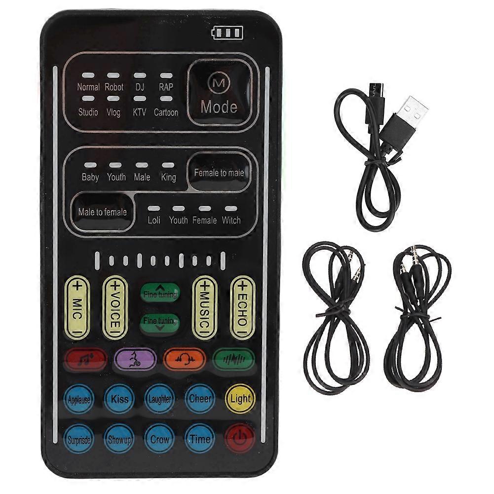 Multifunktionaler, Tragbarer Stimmverzerrer Mit 8 Soundeffekten Für Mobiltelefon Und Computer