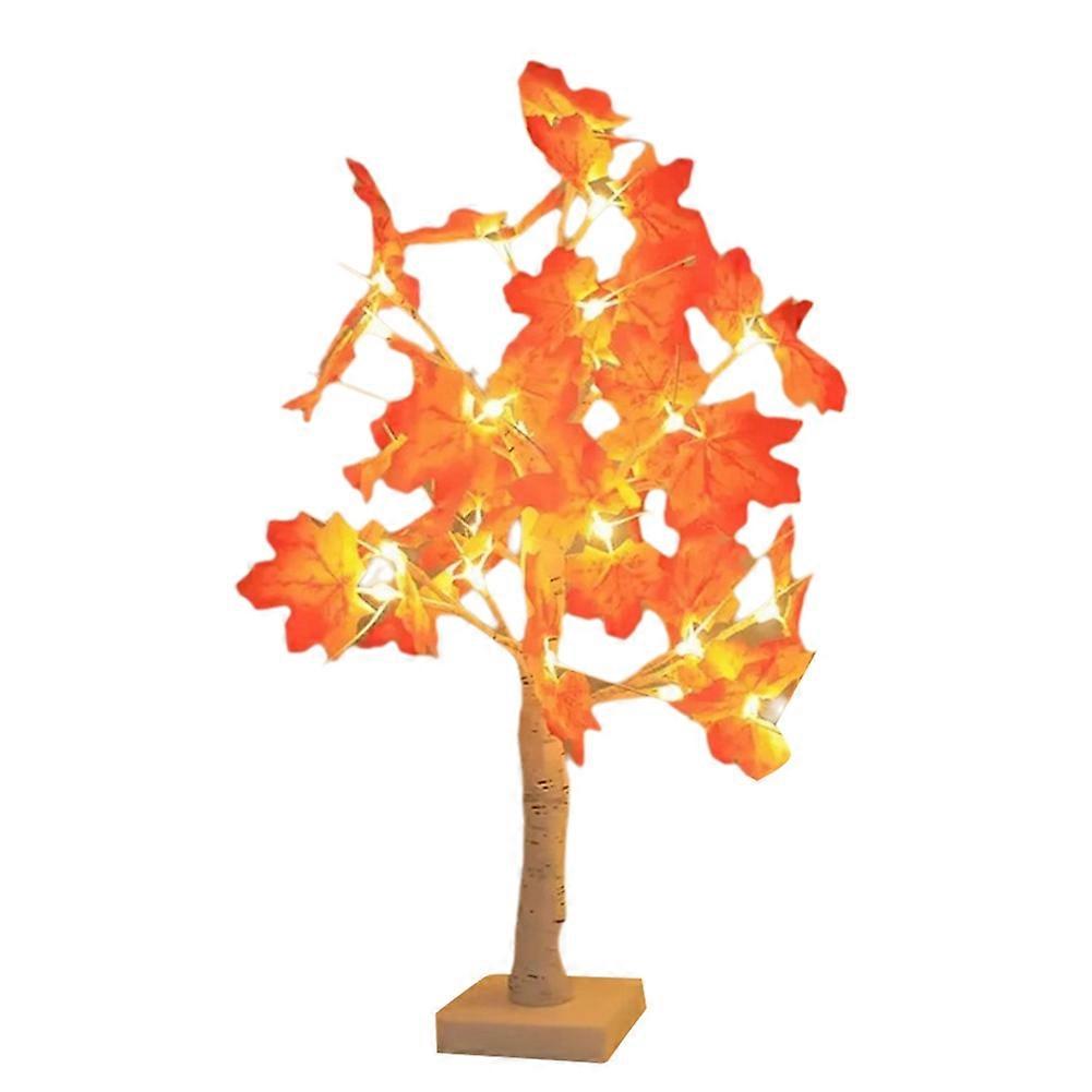 Beleuchteter Herbstahornbaum Für Thanksgiving, 24 Leds, Für Den Tischgebrauch, Für Zuhause, Für Drinnen Und Draußen.