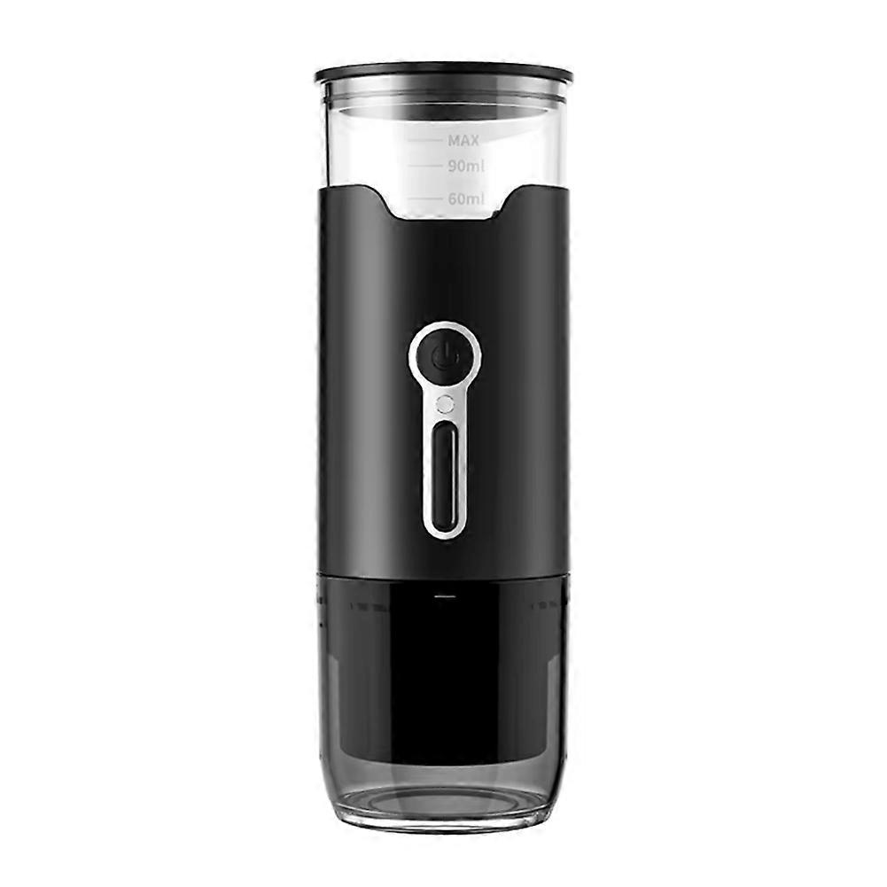 Kompakte Elektrische Kaffeemaschine, Tragbar, Für Kapsel- Und Gemahlenen Kaffee Geeignet, Ideal Für Reisen Und Büro, Schnelle Brühtechnologie