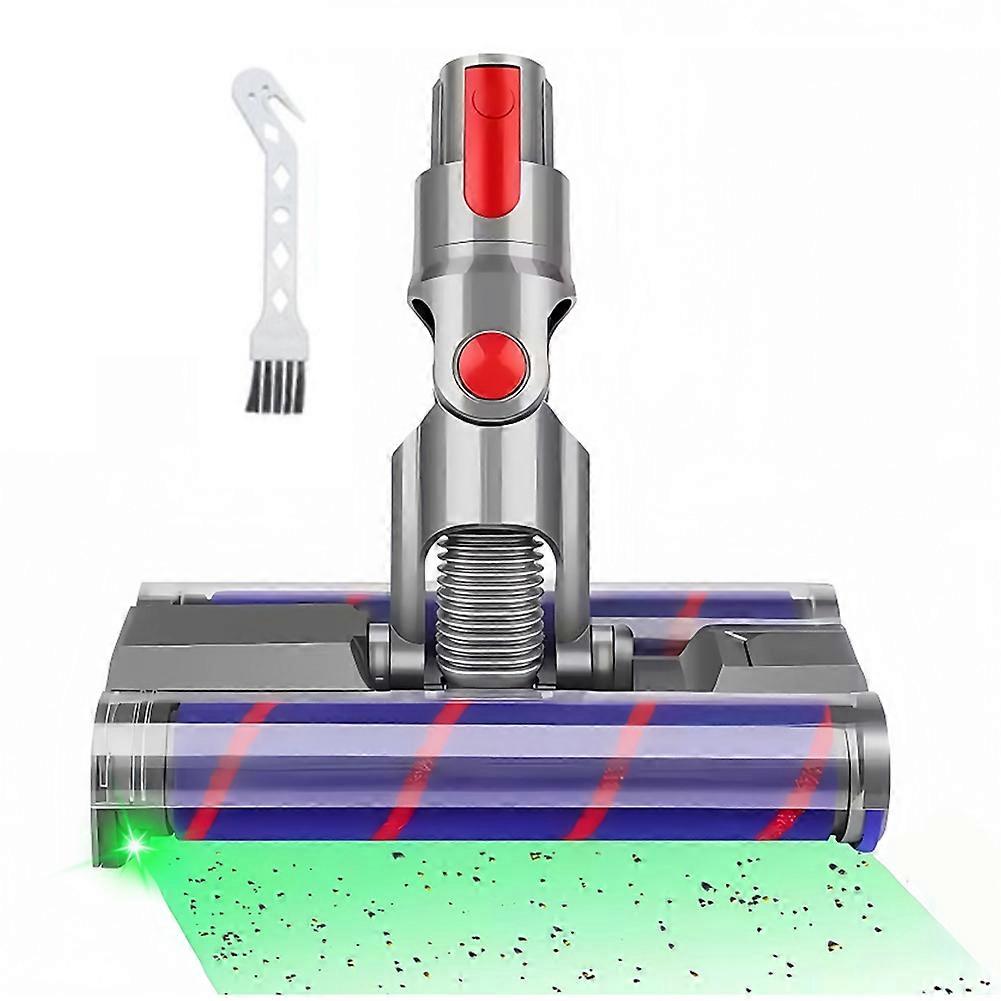 Rotierender Bürstenkopf Mit Flexibler Doppelwalze Für V7, V8, V10, V11 Und V15 – Ersatzteile Mit Led-beleuchtung Für Hartböden