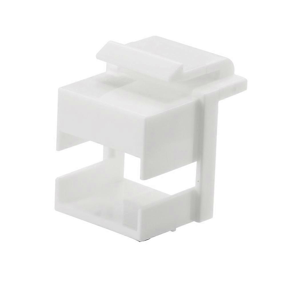 50 Rj45 Keystone Wandanschlussdosen Für Patchpanels, Kompatibel Mit Rj45 Lc- Und Sc-steckern (weiß).