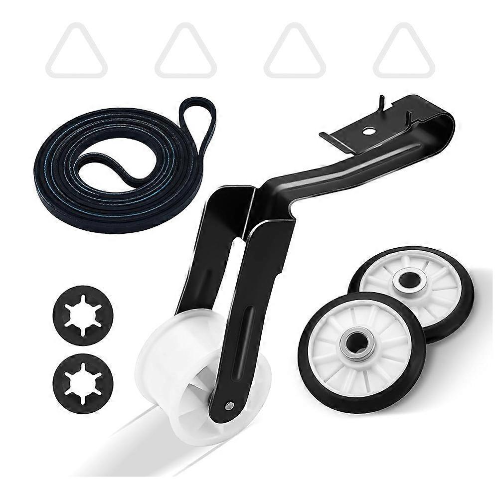 Reparaturset Für Wäschetrockner 4392065, Bestehend Aus: Wäschetrocknerriemen 341241, Trommelrollensatz 349241t, Spannrolle 691366 – Teile Für Modell Wed4815ew1