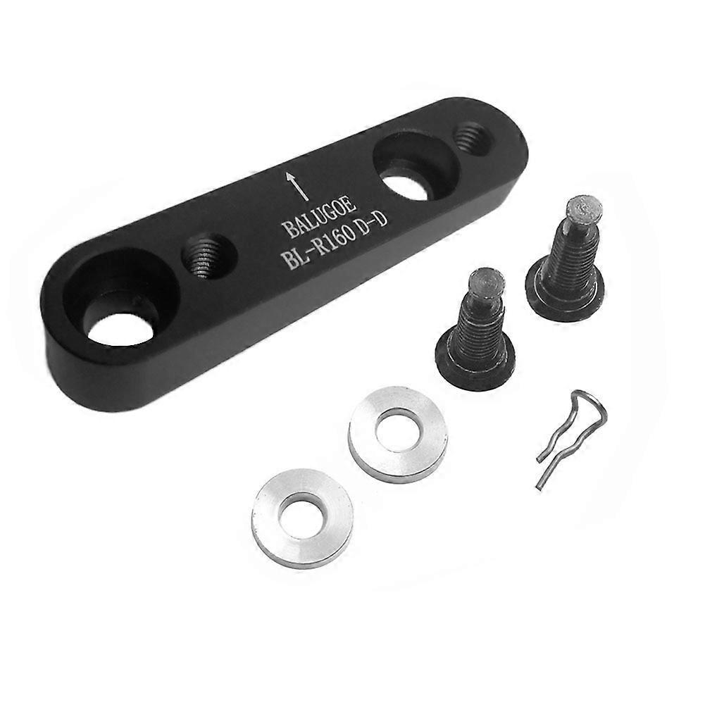 Balugoe Flat-mount-scheibenbremsadapter, Hinterrad-scheibenbremsadapter Für Fahrräder, Aus Aluminiumlegierung, Reversibel Für 140- Oder 160-mm-rotoren