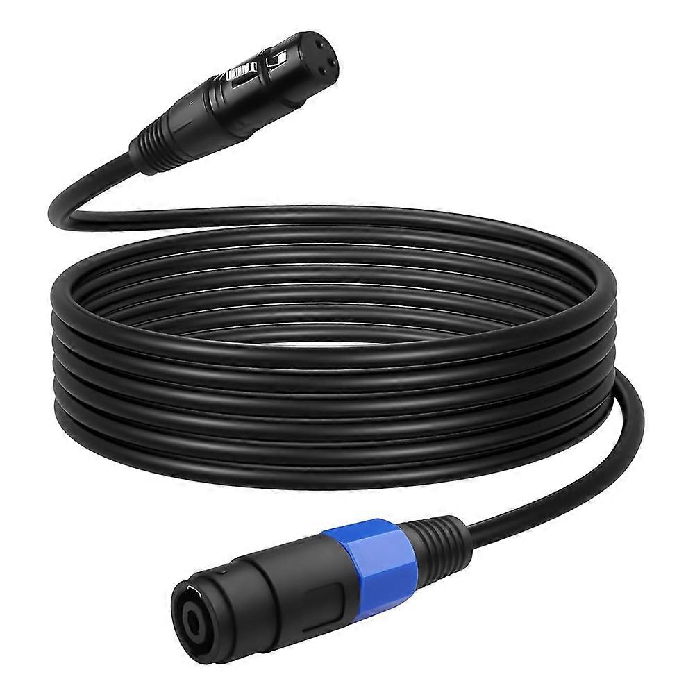 Speakon-auf-xlr-lautsprecherkabel, Xlr-buchse-auf-speakon-buchse-audioadapter Mit Drehverschluss Für Verstärker, Professionelle Djs Und Bühnen.