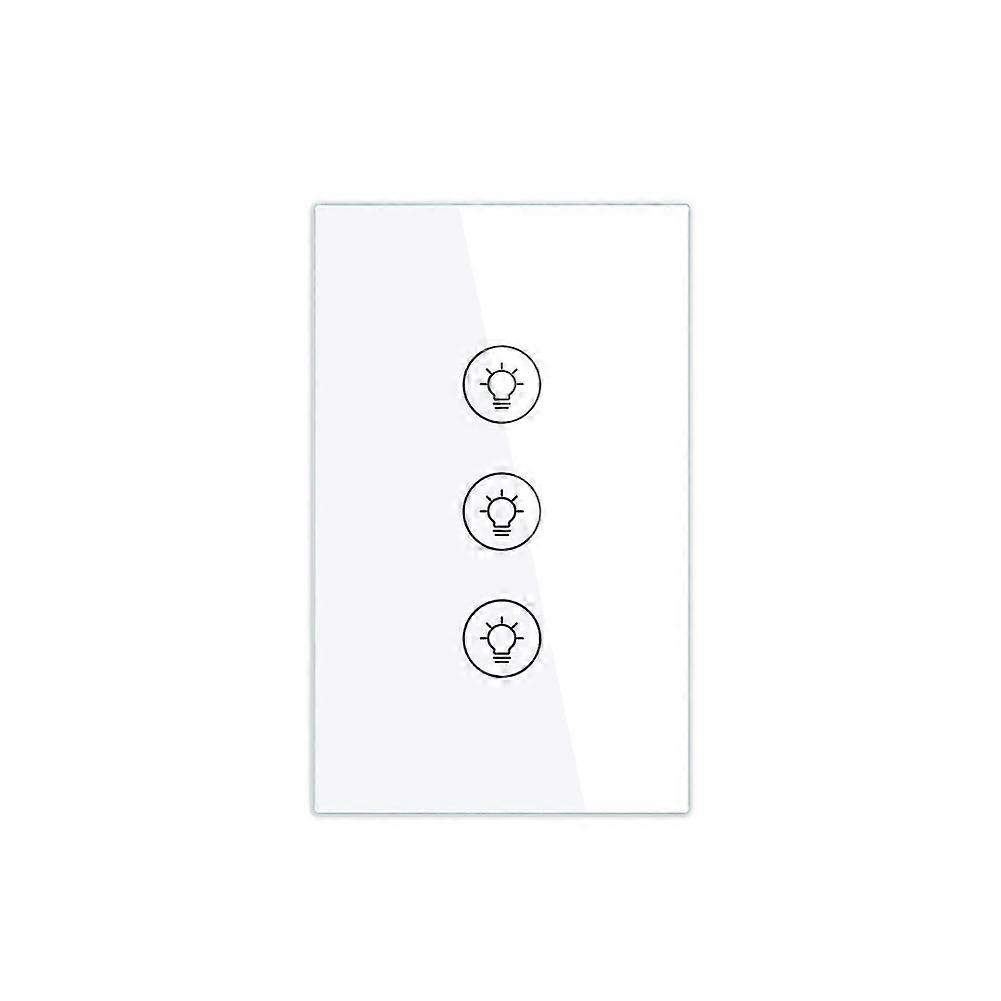Tuya Zigbee Smart-lichtdimmer Mit Mehreren Fächern, Kompatibel Mit Der Tuya App Und Alexa Home (3-fach Us-stecker).