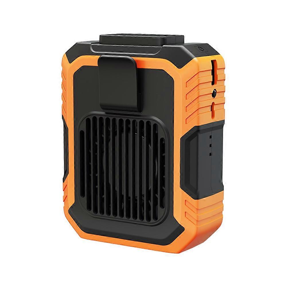 Tragbarer, Wiederaufladbarer Ventilator, Freihändiger Nackenventilator Für Camping, Outdoor-aktivitäten Und Baustellen, Umweltfreundlich